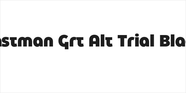 Eastman Grt Alt Trial Black Logo