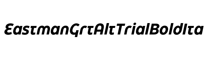 Eastman Grt Alt Trial Bold Ita  Fuentes Gratis Descargar