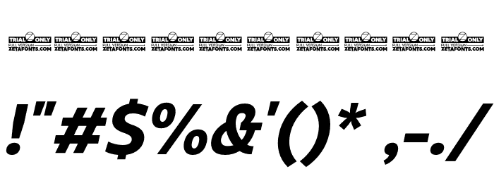 Eastman Grt Alt Trial Bold Ita Font OTHER CHARS