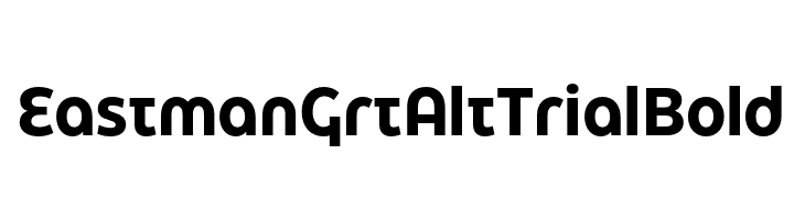 Eastman Grt Alt Trial Bold  Free Fonts Download