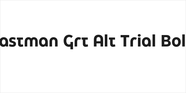 Eastman Grt Alt Trial Bold Logo