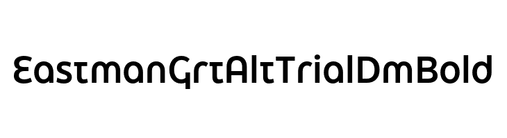Eastman Grt Alt Trial DmBold  フリーフォントのダウンロード