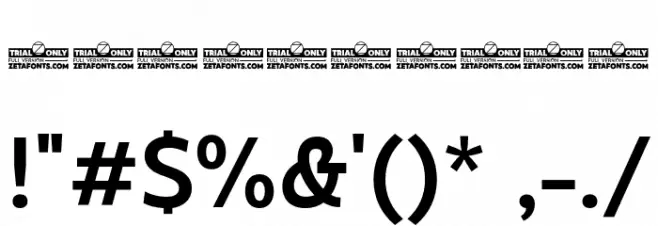 Eastman Grt Alt Trial DmBold Font OTHER CHARS