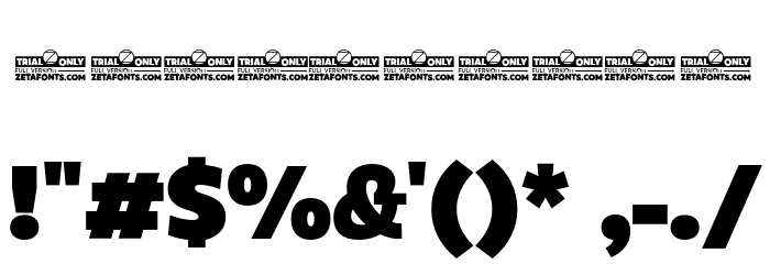 Eastman Grt Alt Trial Heavy Font OTHER CHARS