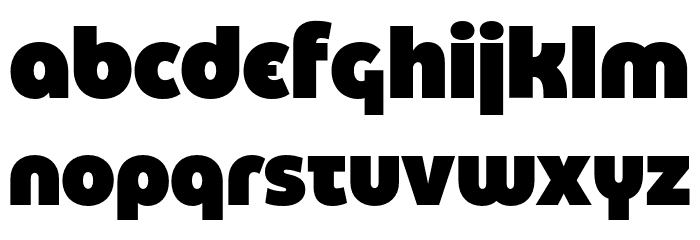 Eastman Grt Alt Trial Heavy Font LOWERCASE