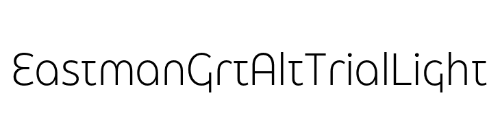Eastman Grt Alt Trial Light  font caratteri gratis