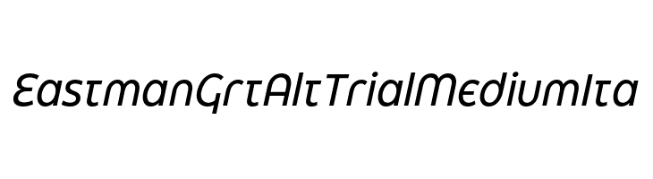 Eastman Grt Alt Trial Medium Ita  Frei Schriftart Herunterladen