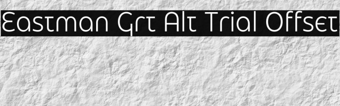 Eastman Grt Alt Trial Offset Example 1