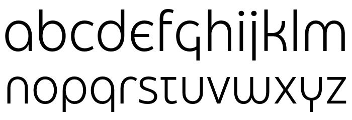 Eastman Grt Alt Trial Offset Font LOWERCASE