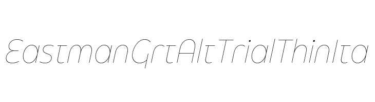Eastman Grt Alt Trial Thin Ita  Descarca Fonturi Gratis