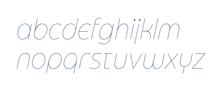 Eastman Grt Alt Trial Thin Ita Lowercase