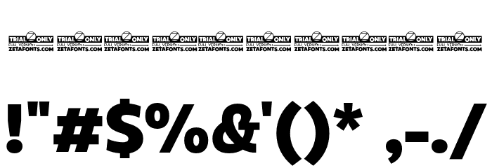 Eastman Grt Alt Trial XBold Font OTHER CHARS
