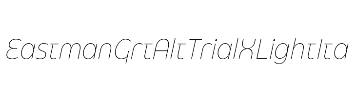 Eastman Grt Alt Trial XLight Ita  Fuentes Gratis Descargar