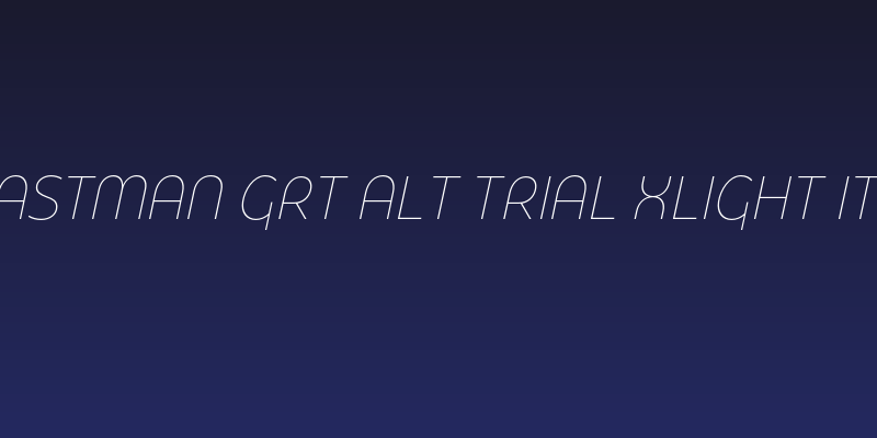 Eastman Grt Alt Trial XLight Ita Social Header