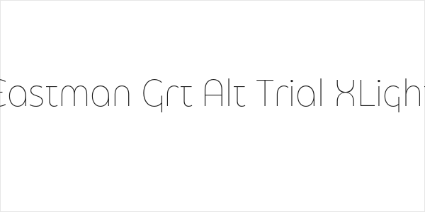Eastman Grt Alt Trial XLight Logo