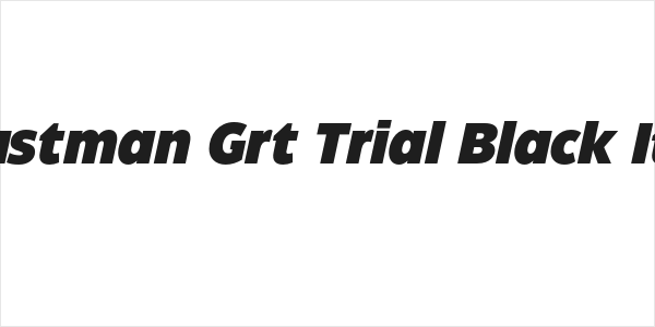 Eastman Grt Trial Black Ita Logo