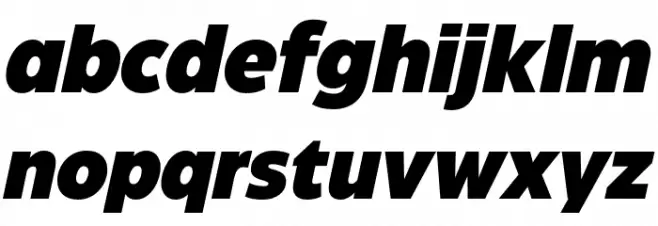 Eastman Grt Trial Black Ita Font LOWERCASE