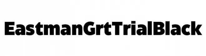 Eastman Grt Trial Black  les polices de caractères gratuit tlcharger