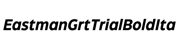 Eastman Grt Trial Bold Ita  Fuentes Gratis Descargar