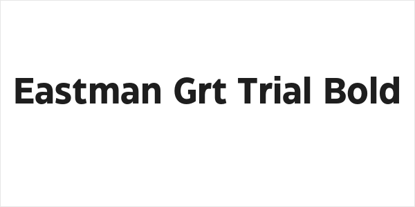 Eastman Grt Trial Bold Logo