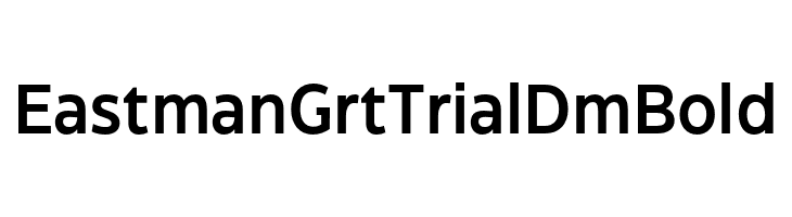 Eastman Grt Trial DmBold  नि: शुल्क फ़ॉन्ट्स डाउनलोड