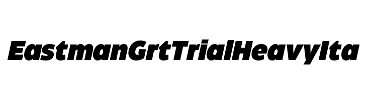 Eastman Grt Trial Heavy Ita  Free Fonts Download
