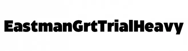 Eastman Grt Trial Heavy  Скачать бесплатные шрифты