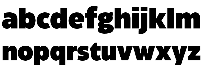 Eastman Grt Trial Heavy Font LOWERCASE