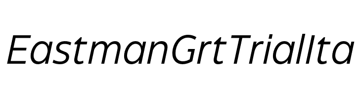 Eastman Grt Trial Ita  Fuentes Gratis Descargar