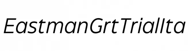 Eastman Grt Trial Ita  les polices de caractères gratuit tlcharger