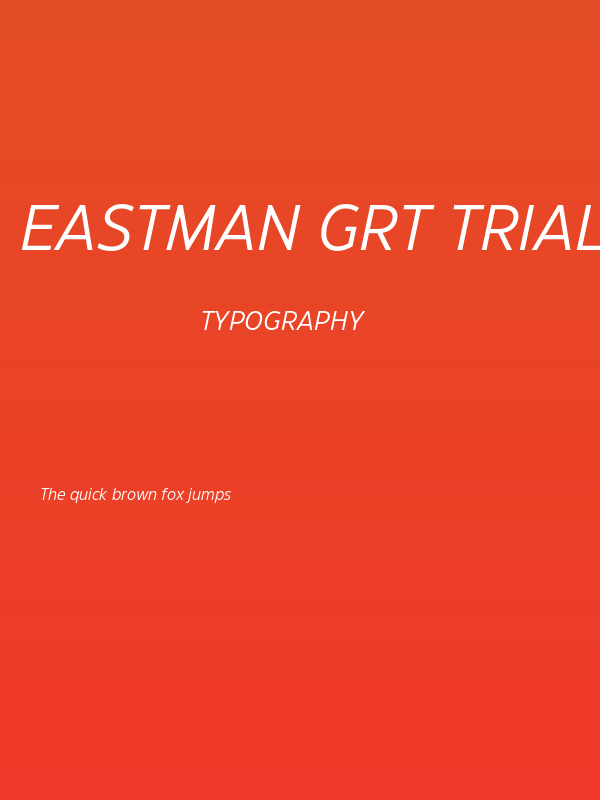 Eastman Grt Trial Ita Poster