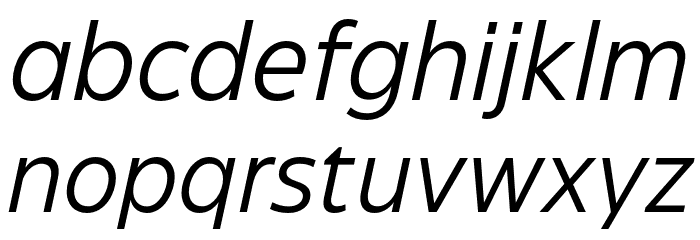 Eastman Grt Trial Ita Font LOWERCASE