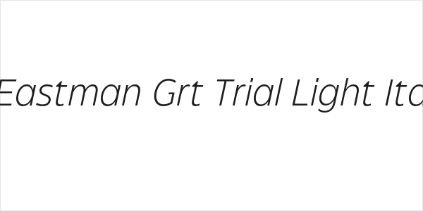 Eastman Grt Trial Light Ita Logo