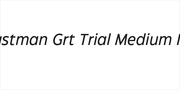 Eastman Grt Trial Medium Ita Logo