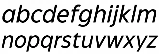 Eastman Grt Trial Medium Ita Schriftart Kleinbuchstaben