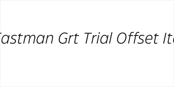 Eastman Grt Trial Offset Ita Logo