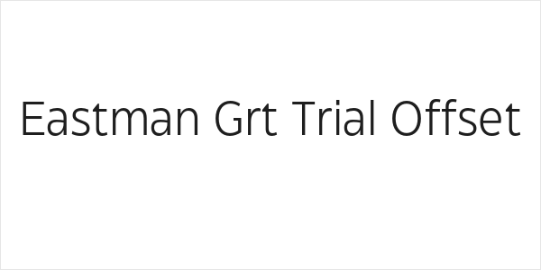 Eastman Grt Trial Offset Logo