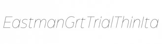 Eastman Grt Trial Thin Ita  नि: शुल्क फ़ॉन्ट्स डाउनलोड