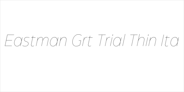 Eastman Grt Trial Thin Ita Logo