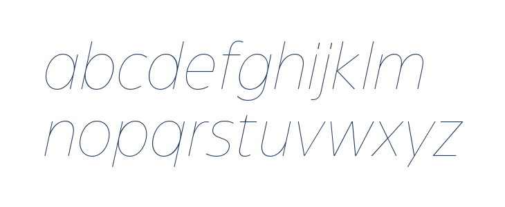 Eastman Grt Trial Thin Ita Lowercase