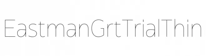 Eastman Grt Trial Thin  تنزيل الخطوط