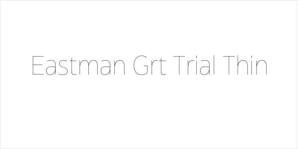 Eastman Grt Trial Thin Logo