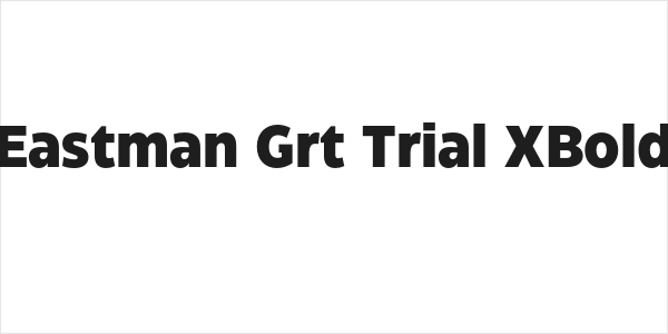 Eastman Grt Trial XBold Logo