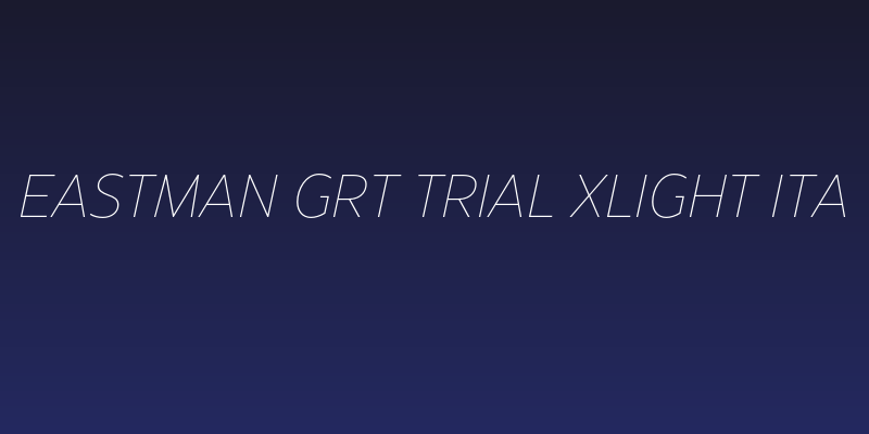 Eastman Grt Trial XLight Ita Social Header