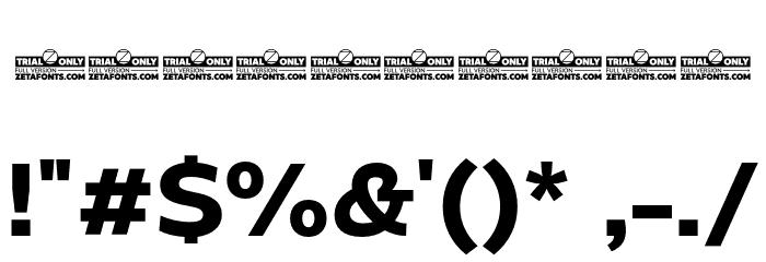 Eastman Roman Trial Bd Font OTHER CHARS