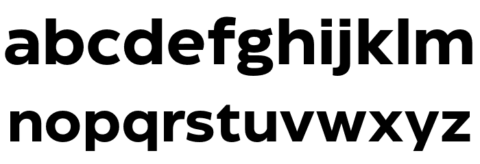 Eastman Roman Trial Bd Font LOWERCASE