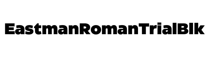 Eastman Roman Trial Blk  Free Fonts Download