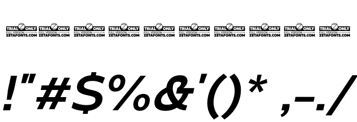 Eastman Roman Trial DmBd It Font OTHER CHARS