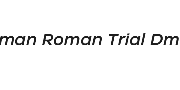 Eastman Roman Trial DmBd It Logo