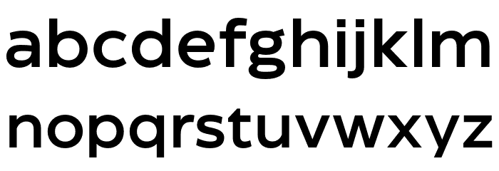 Eastman Roman Trial DmBd Font LOWERCASE